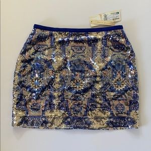 Fun sequin Cooper St skirt, NWT